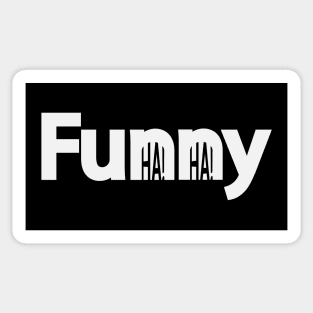 Funny text design Sticker